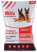 Корм для собак Blitz Adult Dog Turkey & Barley All Breeds dry (3 кг)