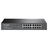 Коммутатор неуправляемый TP-LINK TL-SF1016DS 16xUTP 10/100, 19"