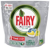 Fairy Platinum All in 1 капсулы (лимон) для посудомоечной машины 70 шт.