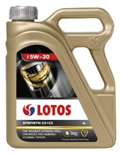 Масло моторное LOTOS Synthetic 5W-30 C2+C3, 4л