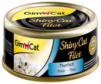 Корм для кошек GimCat ShinyCat Filet тунец (0.07 кг) 1 шт. консервы 0.07 кг 1