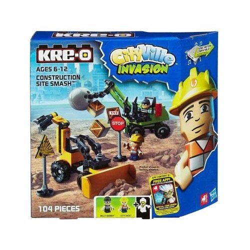 Конструктор Hasbro KRE-O CityVille A4912 Строительная площадка, 104 дет.