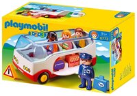 Набор с элементами конструктора Playmobil 1-2-3 6773 Перонный автобус