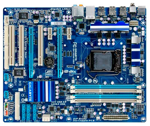 Материнская плата GIGABYTE GA-P55A-UD3 (rev. 1.0)