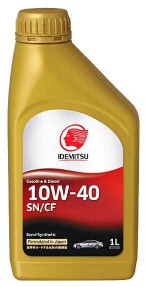 Полусинтетическое моторное масло IDEMITSU 10W-40 SN/СF