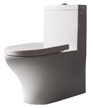 Bravat Унитаз Rael C01016UW-P-RUS с бачком CY01016W-R с сиденьем-микролифт Bravat