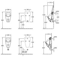 Писсуар Villeroy & Boch Subway 751305R3