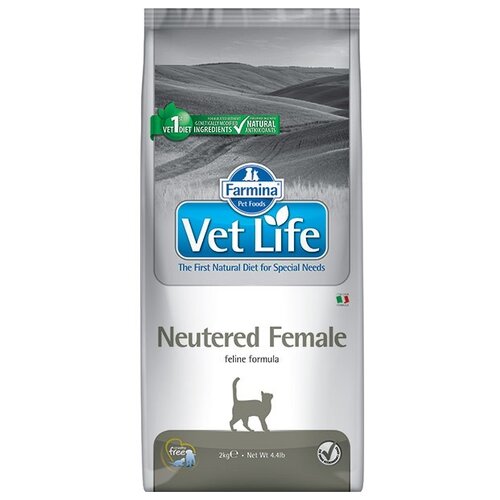 Farmina Vet Life Neutered Female / Лечебный корм Фармина для Стерилизованных кошек 400 г