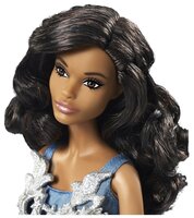 Праздничная кукла Barbie в синем платье, DGX99