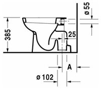 Унитаз DURAVIT D-Code 211001