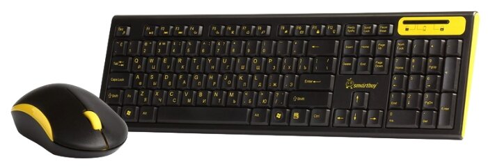 SmartBuy Клавиатура и мышь SmartBuy SBC-23350AG-KY Black-Yellow USB