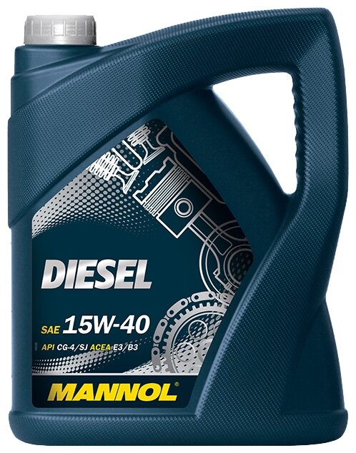 Минеральное моторное масло Mannol Diesel 15W-40