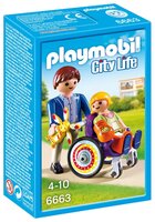 Набор с элементами конструктора Playmobil City Life 6663 Малыш в инвалидной коляске