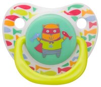 Пустышка силиконовая ортодонтическая Happy Baby Baby Soother 12-24 м (1 шт) кролик