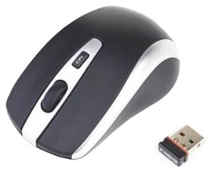 Беспроводная компактная мышь Gembird MUSWN Black-Silver USB