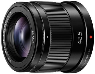 Объектив Panasonic 42.5mm f/1.7 G Aspherical Power O.I.S. (H-HS043E) черный