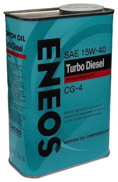 Минеральное моторное масло ENEOS Turbo Diesel CG-4 15W-40