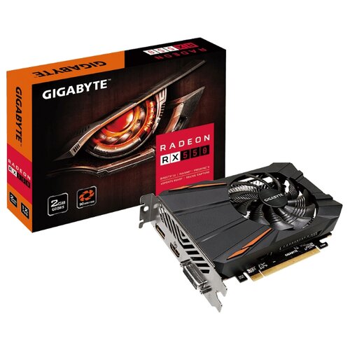 фото Видеокарта GIGABYTE Radeon RX 550 1183MHz PCI-E 3.0 2048MB 7000MHz 128 bit DVI DisplayPort HDMI HDCP Retail