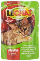 Корм для кошек LeChat Pouch с Мясом и Овощами (0.1 кг) 24 шт. 0.1 кг 24