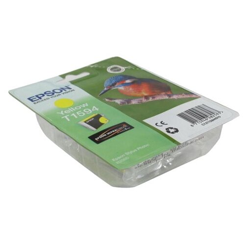 Картридж Epson C13T15944010, 850 стр, желтый epson картридж оригинальный epson c13t09c44a 108 желтый 7 2k 70 мл