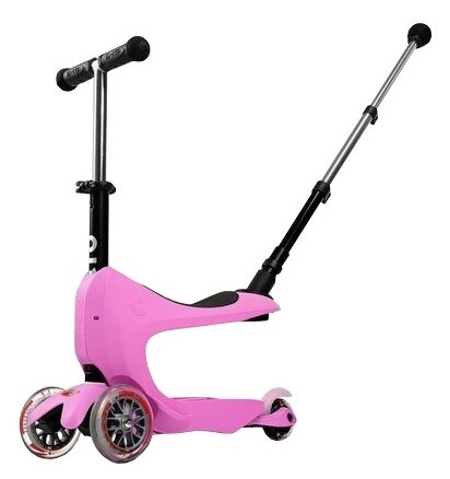 Трехколесный самокат Micro Mini2GO Pink Deluxe Plus (MMD033)