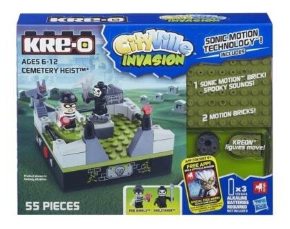 Конструктор Hasbro KRE-O CityVille A5857 Разграбление кладбища, 55 дет.