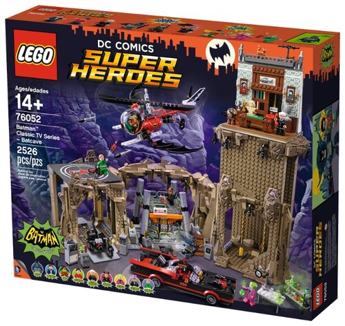 Конструктор LEGO DC Super Heroes 76052 Пещера Бэтмена, 2526 дет.