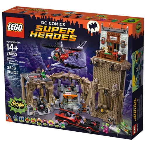 Конструктор LEGO DC Super Heroes 76052 Пещера Бэтмена, 2526 дет. конструктор lego super heroes 76248 мстители квинджет