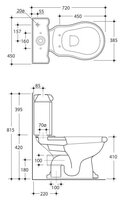 Унитаз KERASAN Retro 1012