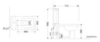 Унитаз PORTA Comtessa C235P+S235D (с сиденьем, микролифт)