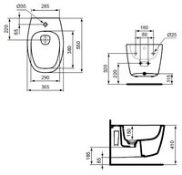 Биде Ideal STANDARD Dea T509801