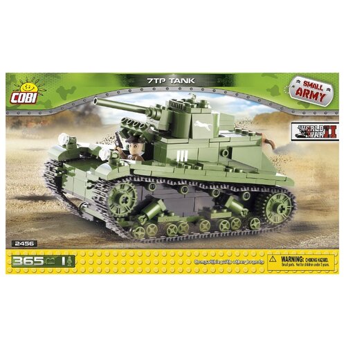 фото Конструктор Cobi Small Army World War II 2456 Легкий танк 7TP