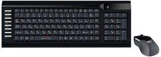 Клавиатура и мышь OKLICK 220 M Wireless Keyboard & Optical Mouse Black USB