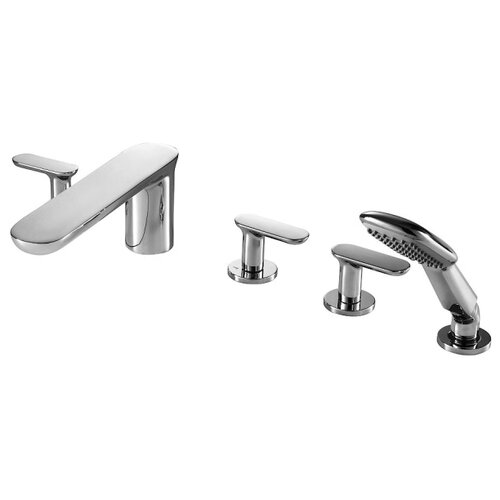 фото Душевой набор (гарнитур) встраиваемый bravat gina f565104c-rus хром