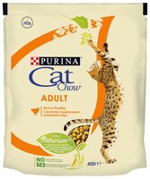 Корм для кошек CAT CHOW Adult с высоким содержанием домашней птицы (0.4 кг) 0.4 кг