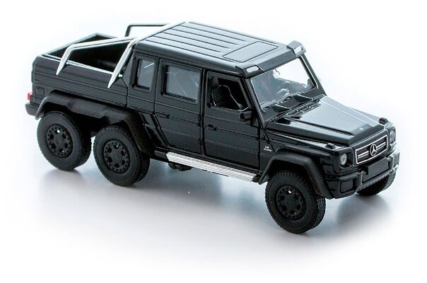 Внедорожник Welly Mercedes-Benz G63 AMG 6x6 (43704), 12 см, черный