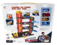 Shantou Gepai Паркинг 4-х уровневый Garage Playset P7788A-4 серый/красный/желтый/голубой