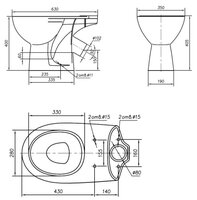 Унитаз Ifo Arret RS033601000