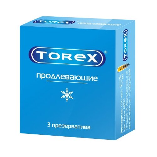 фото Презервативы torex продлевающие 3 шт.