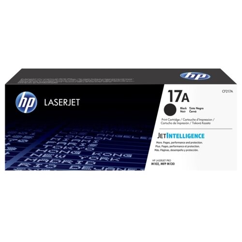 Картридж HP CF217A, 1600 стр, черный картридж cf217a 17a black для принтера hp laserjet pro m 129 m 130 m 130 fw