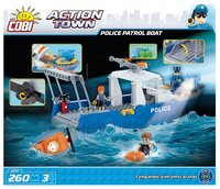 Конструктор Cobi Action Town 1577 Полицейский патрульный катер