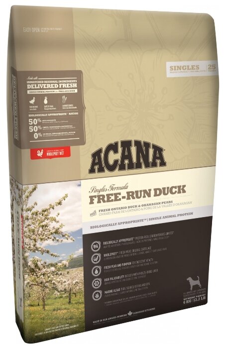 Корм для собак Acana Free-Run Duck