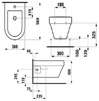 Биде LAUFEN Form 8.3067.1.000.304.1