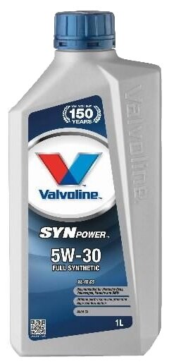 VALVOLINE 872372 Масло моторное Valvoline SYNPOWER XL-III C3 5w30 1л.