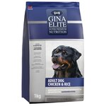 Сухой корм Gina Elite Dog Chiken & Rice для собак 3кг - изображение
