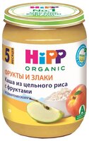 Каша HiPP безмолочная из цельного риса с фруктами (с 5 месяцев) 190 г