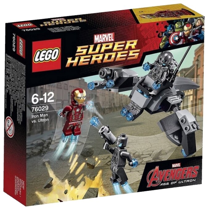 Конструктор LEGO Marvel Super Heroes 76029 Железный человек против Альтрона, 90 дет.