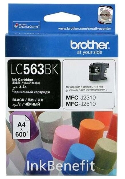 Картридж BROTHER LC563BK черный