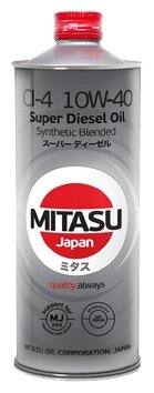 MITASU Mitasu 10w40 1l Масло Моторное Super Diesel Ci-4 Полусинт
