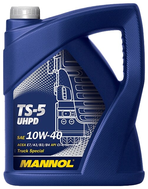 7105 MANNOL TS-5 UHPD 10W40 5 л. Полусинтетическое моторное масло 10W-40